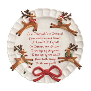 Reindeer Stoneware Platter