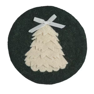 MUDPIE Christmas Icon Felted Trivet