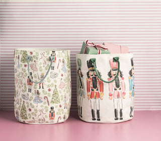 Mud Pie Nutcracker Tote detail