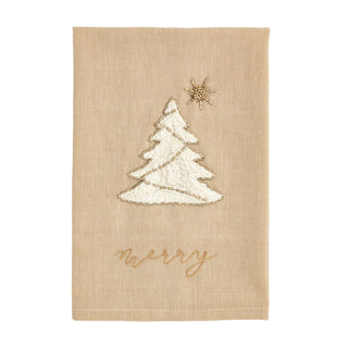 Holiday Themed Embroidered Towel