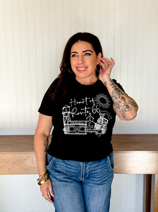 Heart of Route 66 Tee