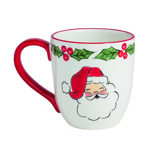 MUDPIE Christmas Icon Painted Mug