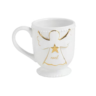 Another style of Mud Pie faith-based detail mug with raised design