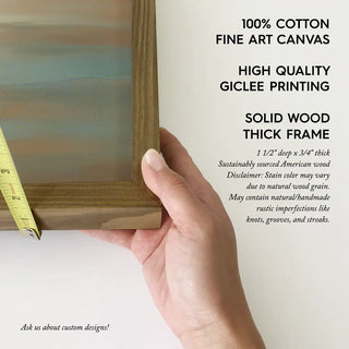 Jesus Christ Walking On Water - Jesus Canvas Art - Framed 12x18"