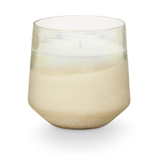 CREATIVE CO-OP Winter White Baltic Glass Candle