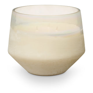 CREATIVE CO-OP Winter White Large Baltic Glass Candle