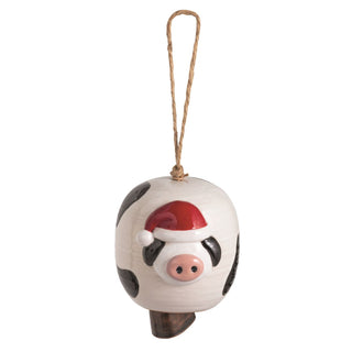 Cow Farmhouse Christmas Ornament