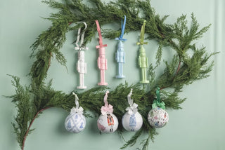 Tossed Nutcracker Paper-Maché Ornament