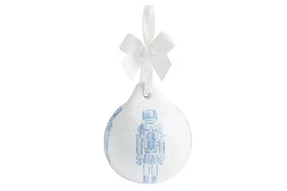 Tossed Nutcracker Paper-Maché Ornament
