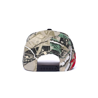 Dad Gang Hat, Fresh Coat - DadTree Camo - Red/Black