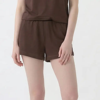 THE BLANK LAB Women's Mocha Roast Drawstring Shorts