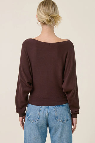 The Celestine Cashmere Sweater, Coffee