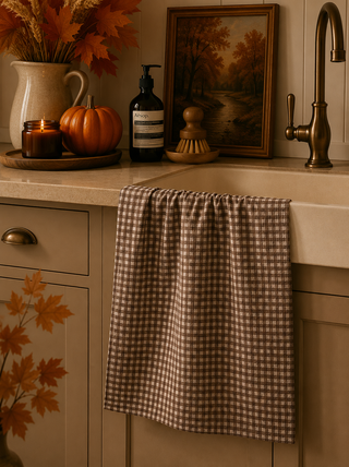 Geometry Hearth Tea Towel