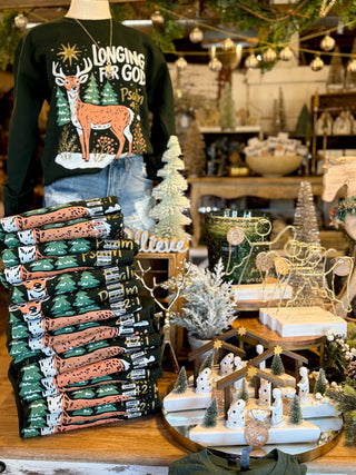 Longing for God Christmas Unisex Pullover Sweatshirt