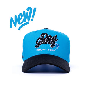 Dad Gang Hat, Dad's Heart - Blue