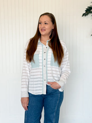 Everyday Colorblock Button-Down Shirt