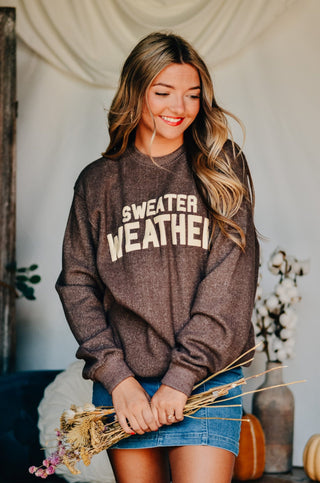 *PRE ORDER* Sweater Weather Knit Sweatshirt