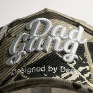 Dad Gang, Hat, Dadtree Camo & White