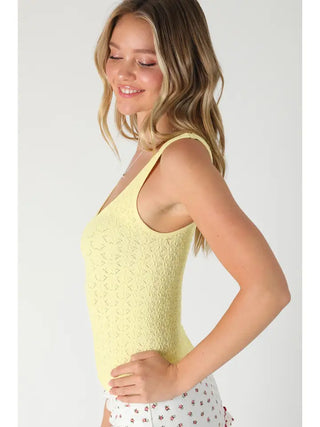 The Fresh Picked Reversible Tank, Pale Banana