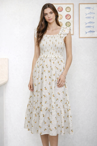 The Buttercup Garden Ruffle Dress