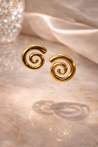 Radiant Coil Earrings