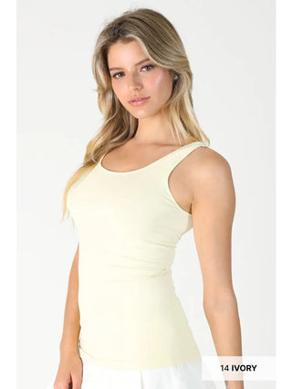 NIKIBIKI Women's Signature Jersey Tank Top, Ivory