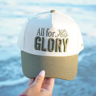 All For His Glory - Olive Trucker Hat