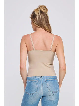 Latte Braided Scallop Lace Bralette (One Size Fits Most)