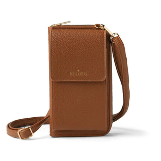 Kedzie Eclipse Smartphone Crossbody Open Stock, Chestnut