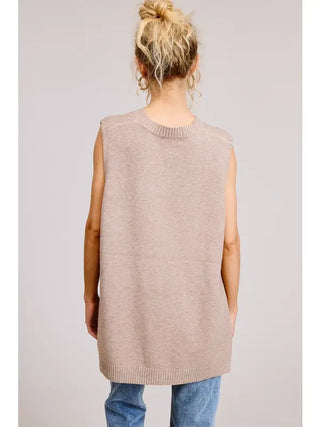 The Camila High-Low Knit Tank