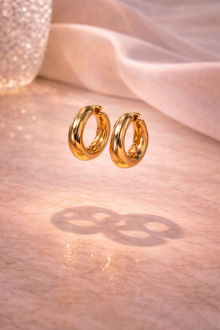 The Sienna Swirl Hoops