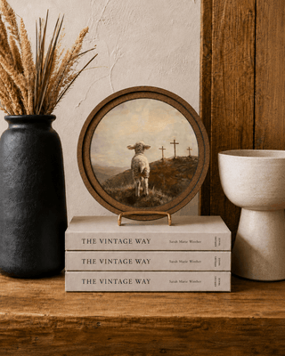 8" Round Three Crosses Art - 420 Home Decor - The Farmhouse