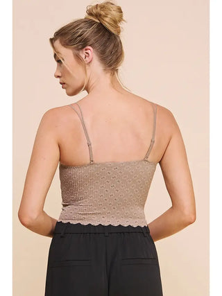 The Espresso Lace Bralette, One Size Fits Most