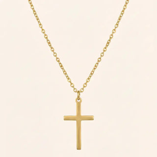 Pressie Still Cross Necklace