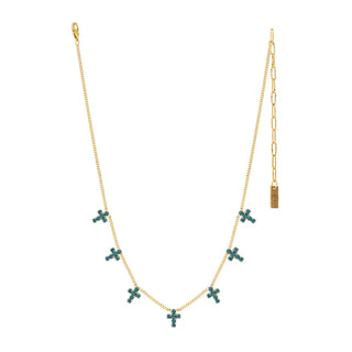 TOVA Multi Cross Necklace