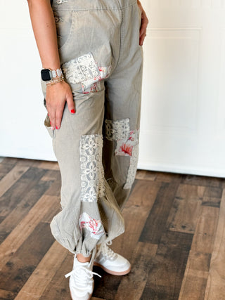 The Meadow Patch Jogger Overalls