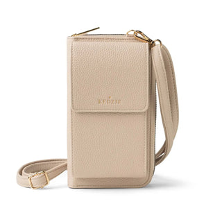 Kedzie Eclipse Smartphone Crossbody Open Stock, Cream