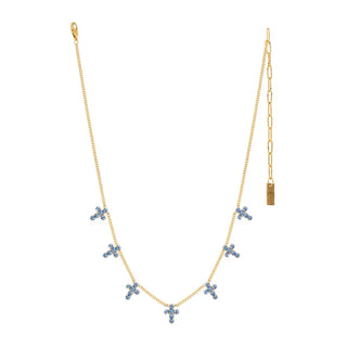 TOVA Multi Cross Necklace