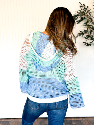 The Campfire Breeze Hoodie, Seaglass