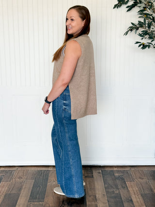 The Camila High-Low Knit Tank