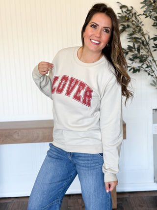 Lover Graphic Sweatshirt Pullover
