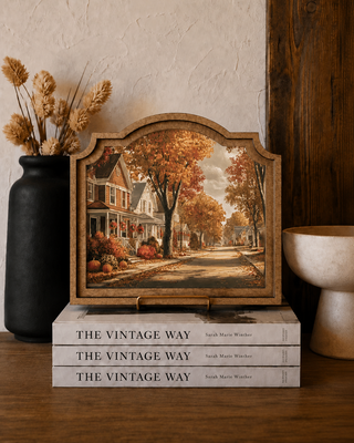 Autumn Street Provincial Arch Framed Art 9x10"