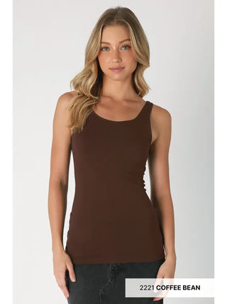 The Simply Soft Jersey Tank, Coffee Bean