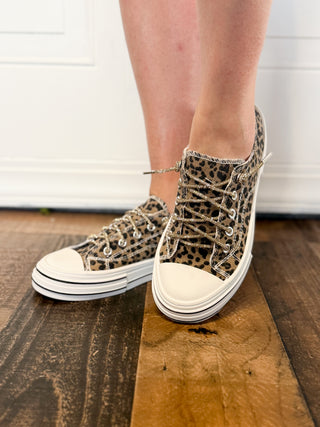 Very G Aman Slip On Sneaker, Tan Leopard