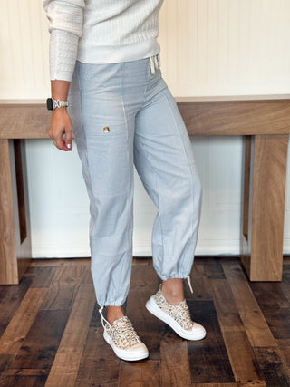 Sundown Stroll Striped Twill Joggers