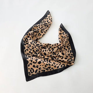 PRETTY SIMPLE Alice Square Scarf, Leopard