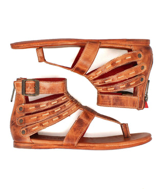 BedStu Artemis II Sandals, Tan Rustic***