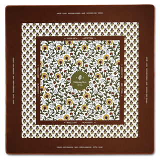 MAHJONG ROW AND CO. Autumn Saffron Mahjong Mat