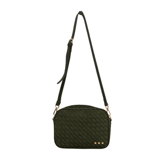 Suede Woven Willow Camera Crossbody Bag-Crossbody Bag-Pretty Simple