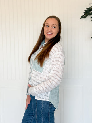 Everyday Colorblock Button-Down Shirt